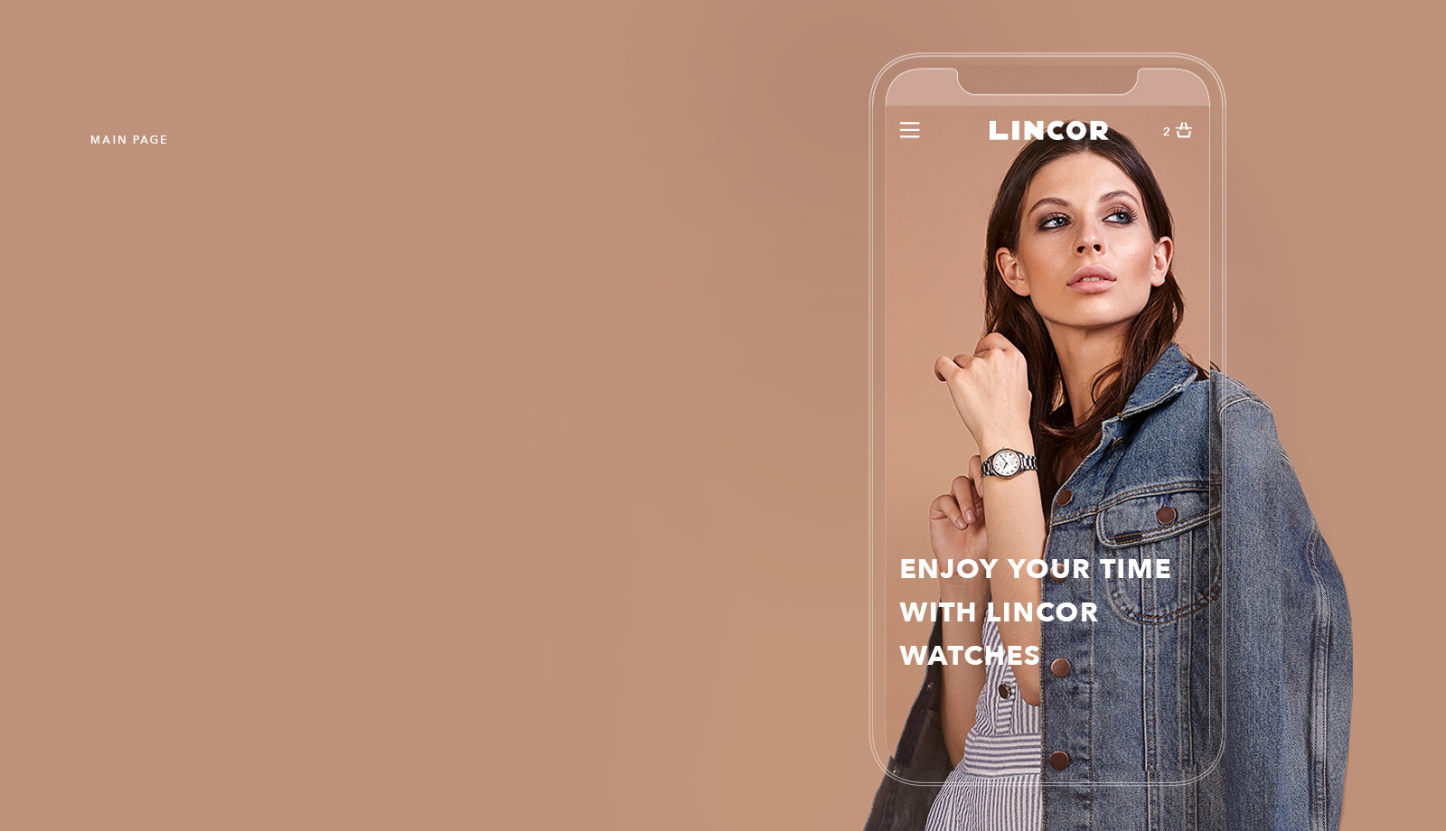 Photo and mobile version screenshot