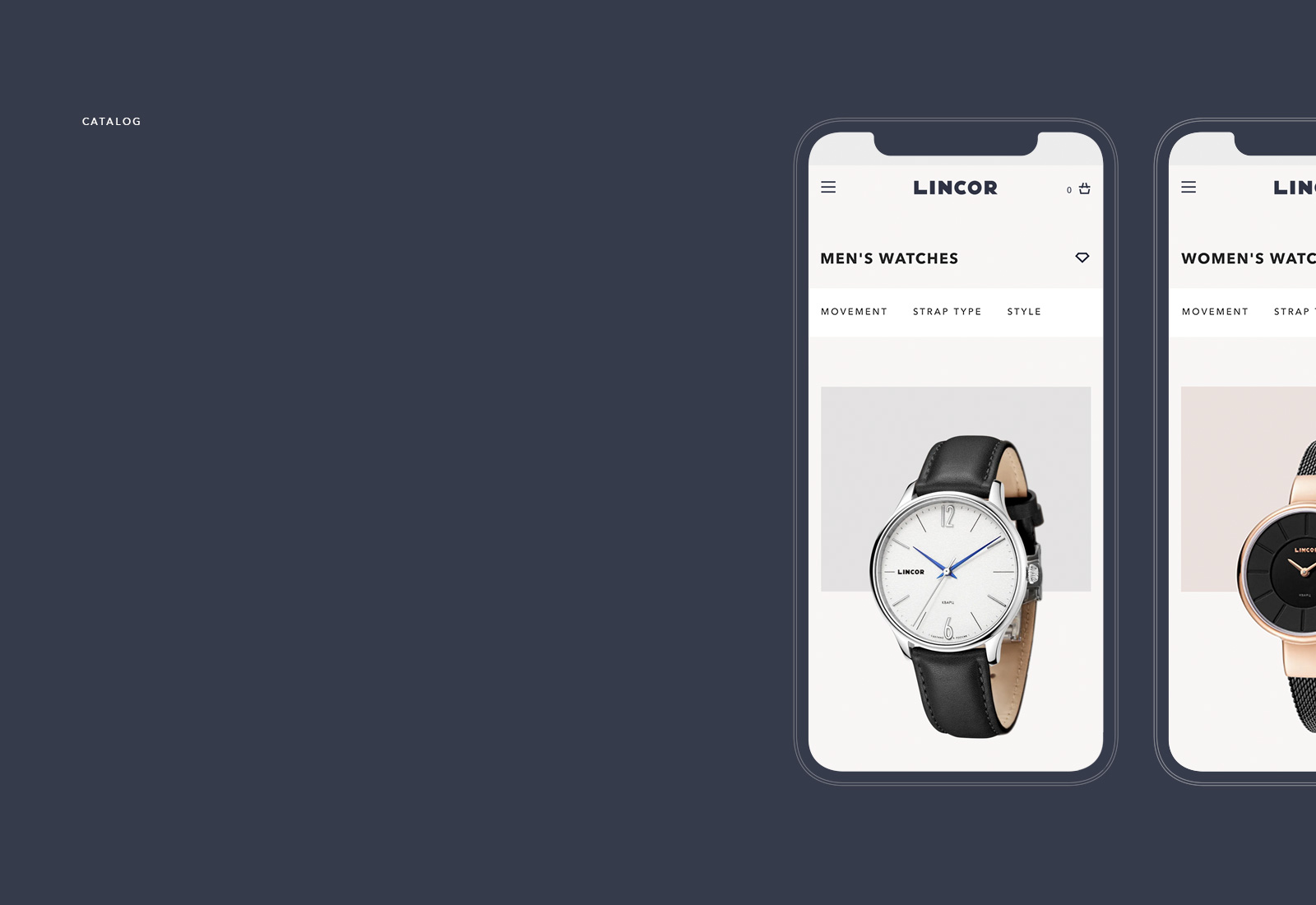 Mobile catalog screenshot
