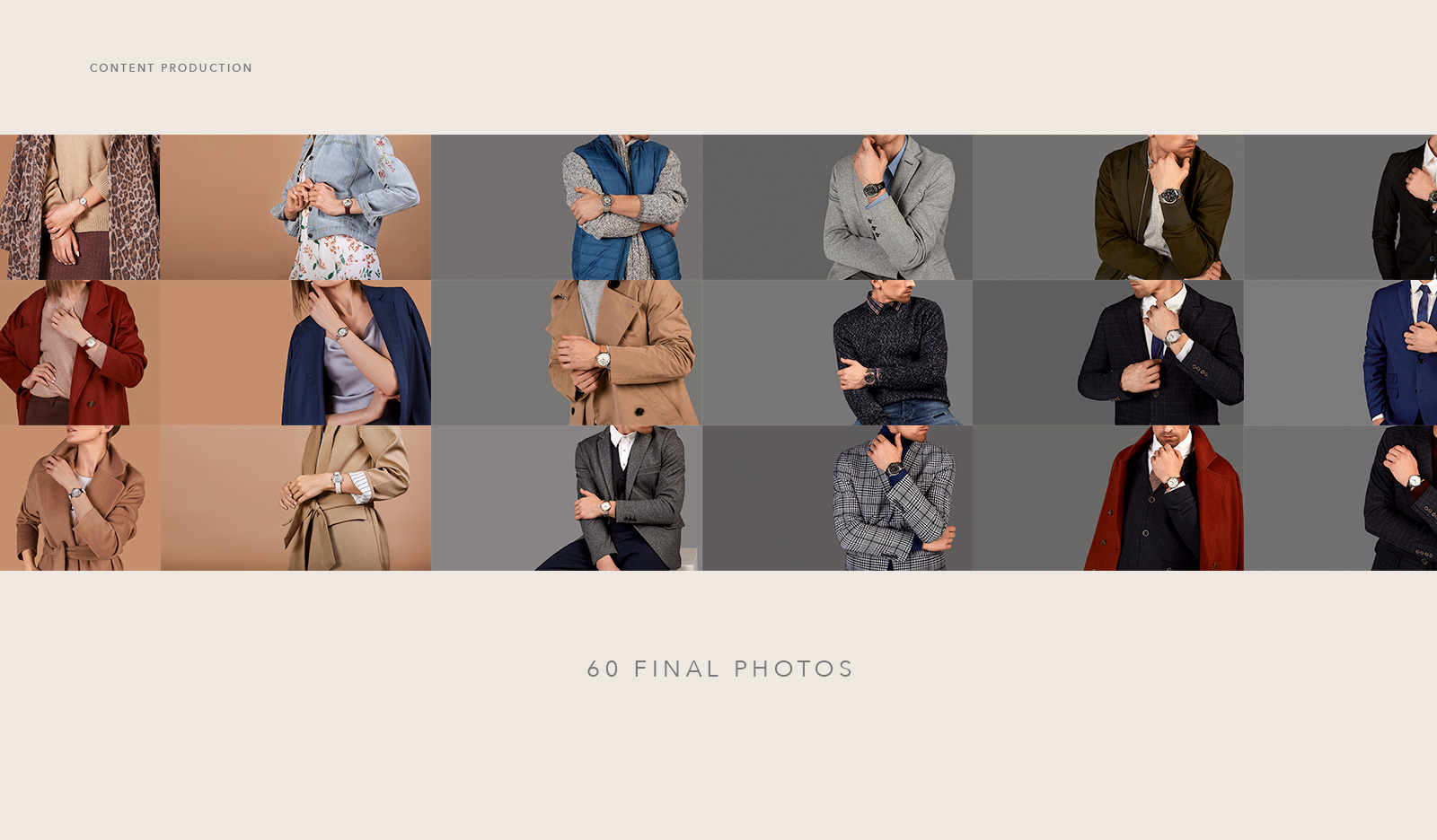 Фотографии с фотосессии для сайта