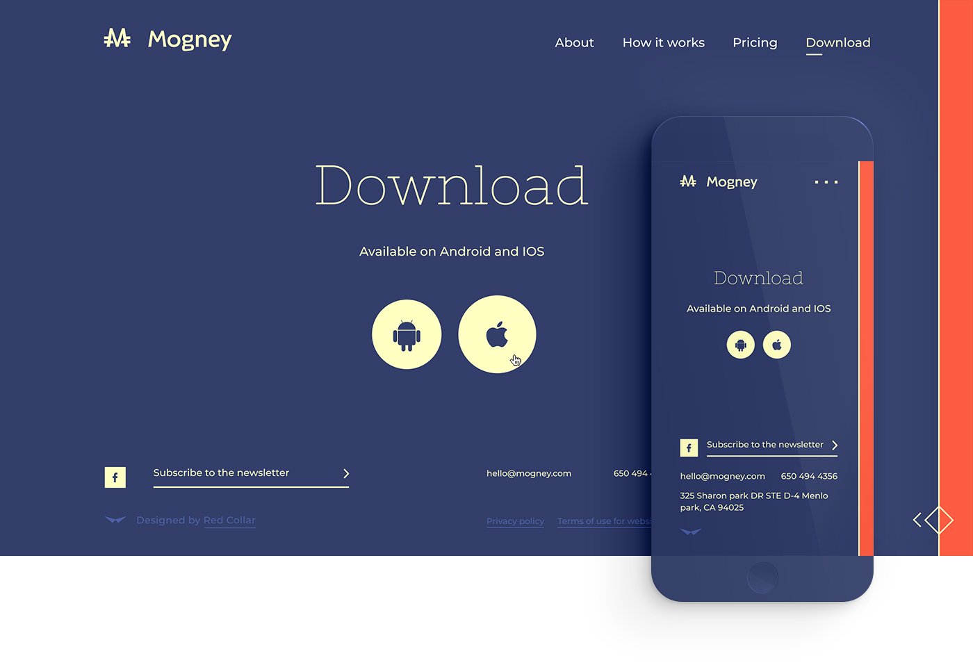 'Download the app' page screenshot