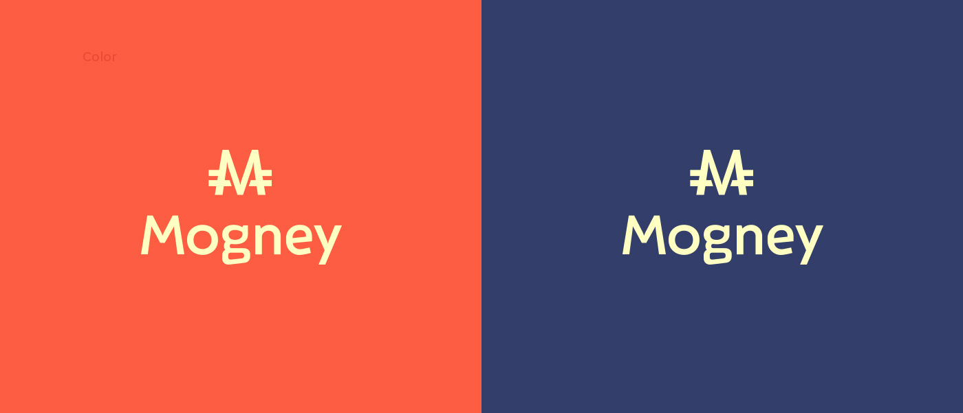 Corporate logo with several backgrounds