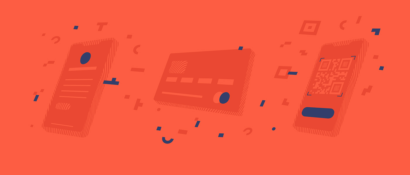 QR-code payment illustration